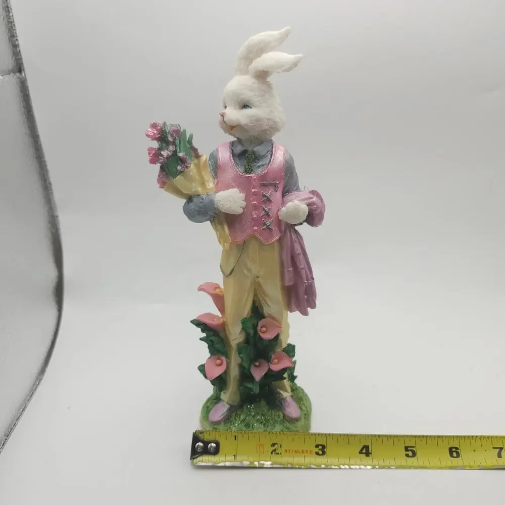 Simson Giftware Boy Rabbit w Lilies 9